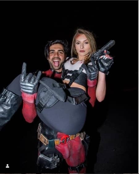 Hooman Nouri with a LA actress Meghan Fowler